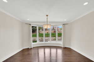 Bright formal dining room