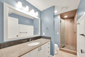 Basement bathroom