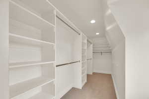 Primary suite walk-in closet