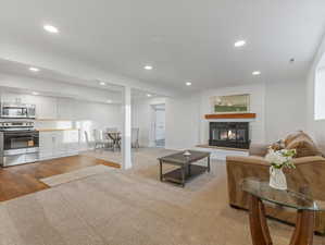 Basement Kitchen and living room