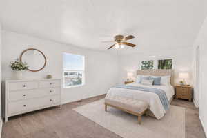 Staged Primary Bedroom