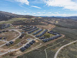 Drone / aerial view of mountains