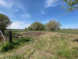 View of yard featuring a view of rural / pastoral area