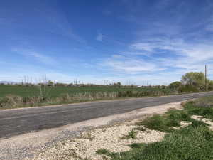 View of asphalt street