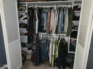 View of closet