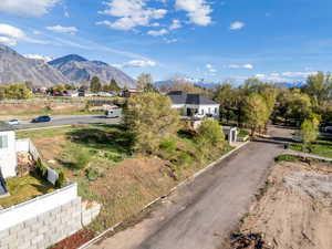 View of mountain background