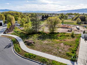 Bird's eye view of mountains