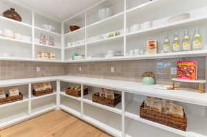 View of storage area