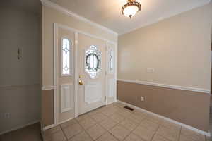 Front entry foyer.