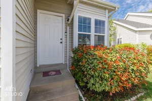 Entrance to property