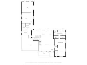 Main level floor plan