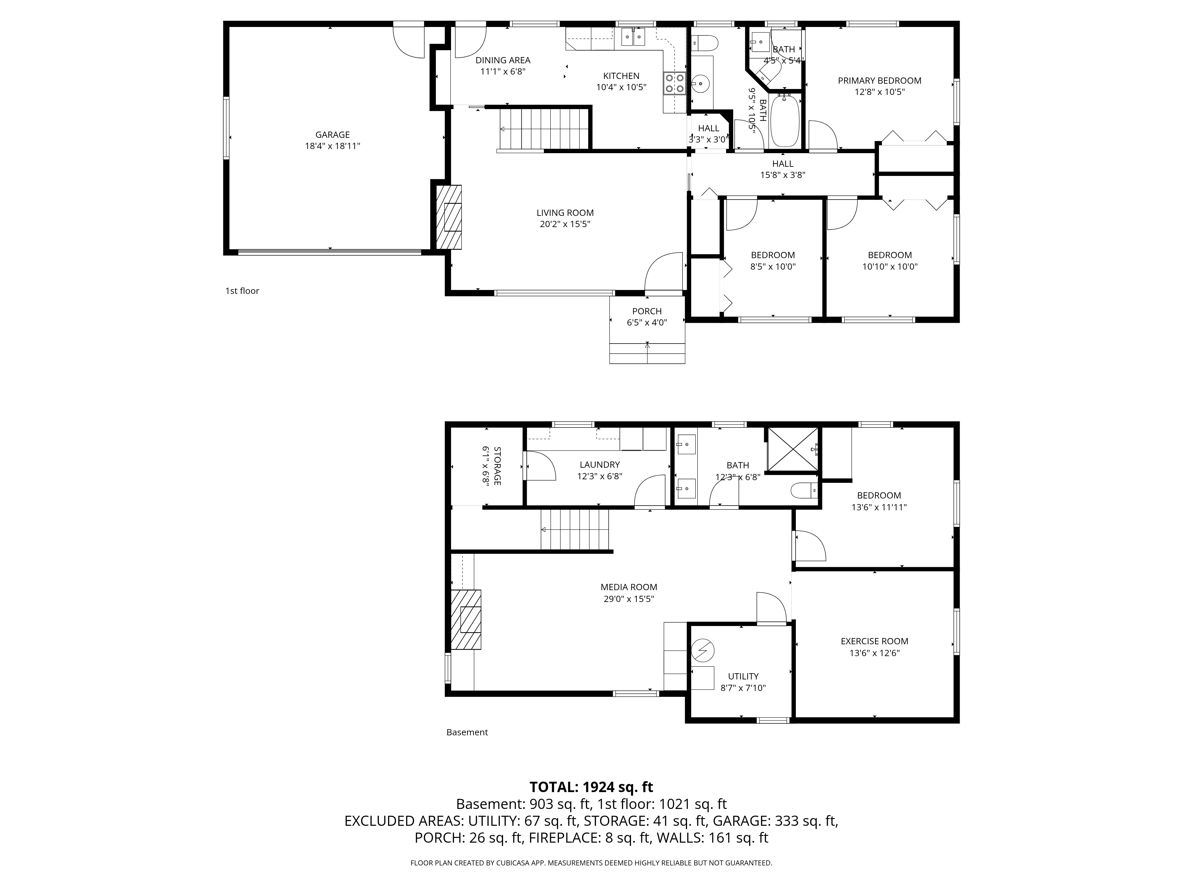 View of floor plan / room layout