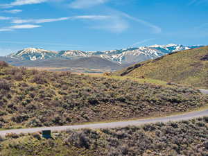 View of mountain background