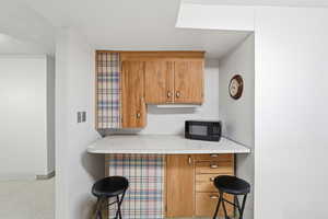 Wood finish cabinets