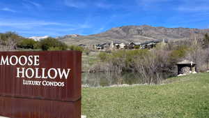 View of mountain backdrop