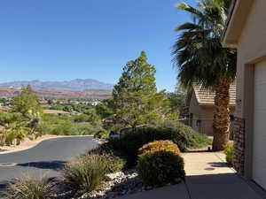 View of mountain backdrop
