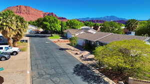 View of mountain background