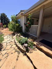 Entrance to property