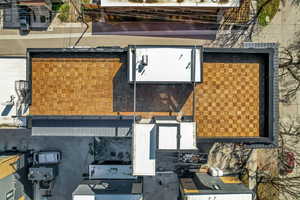 View from above of property