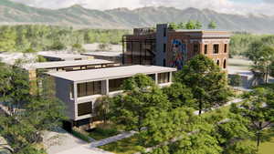 View of mountain backdrop