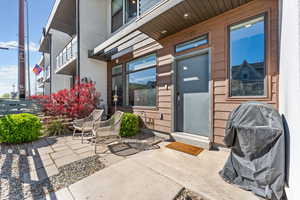 View of patio / terrace featuring a grill