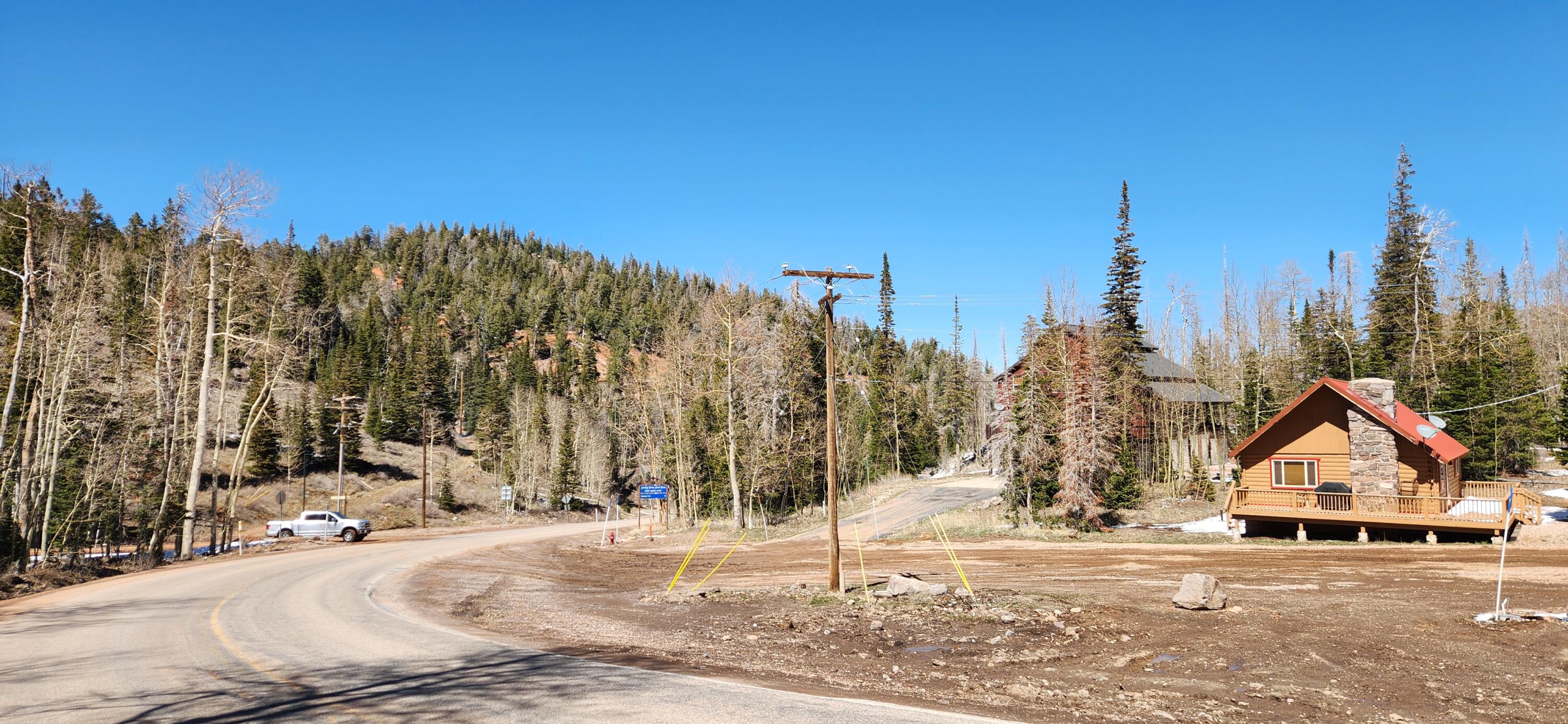 View of asphalt road