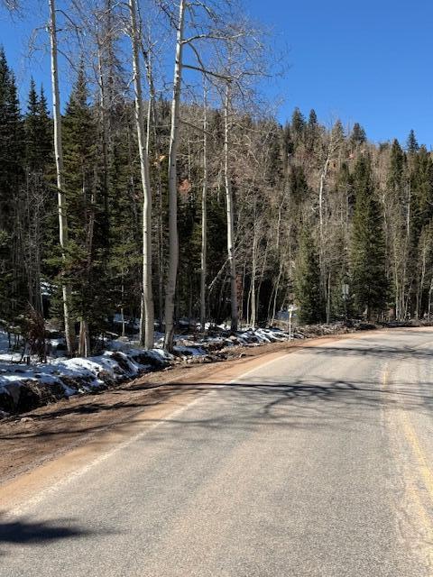 View of asphalt road
