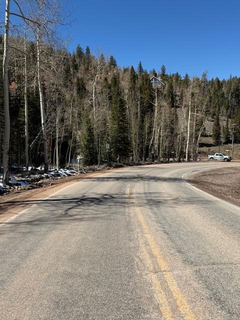 View of asphalt road