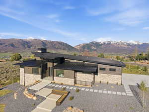 View of mountain backdrop