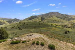 View of mountain backdrop