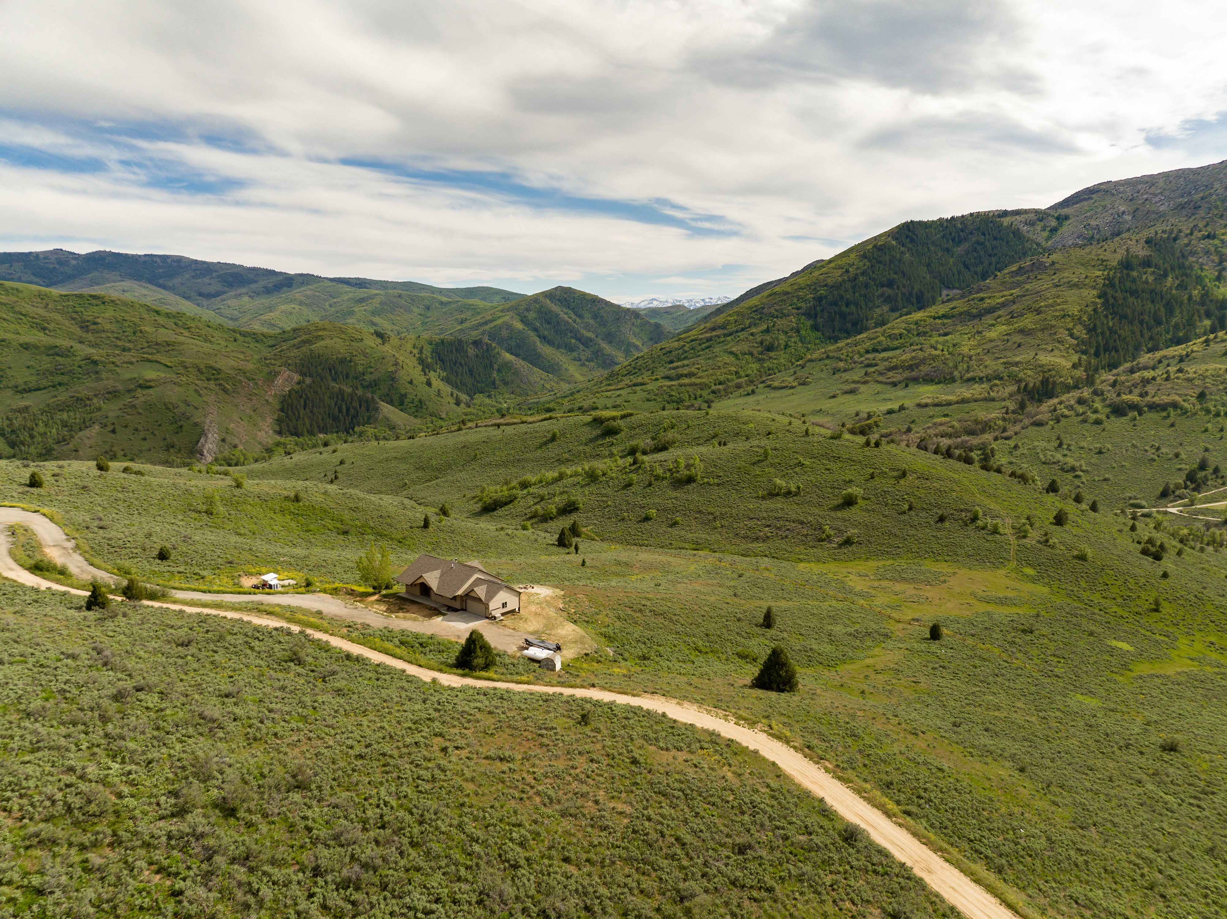 View of mountain backdrop