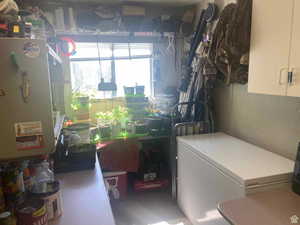 View of laundry room