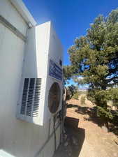 Exterior view of an ac unit