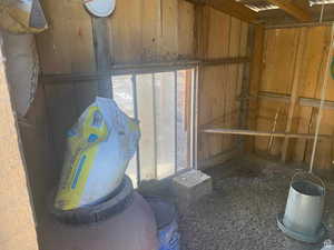 View of storage area