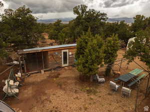 Rear view of property