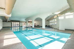 View of indoor community pool