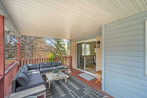 View of patio / terrace with outdoor furniture