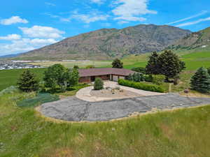 View of mountain backdrop