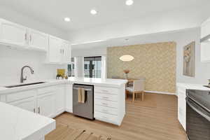 Kitchen and dining areas