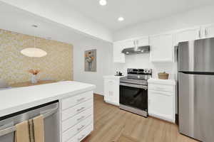 Kitchen and dining areas