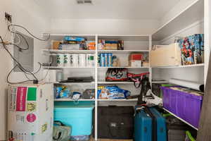 View of storage room