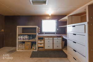build in drawers for ample storage
