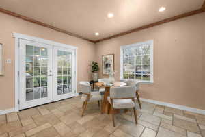 *Glass windows virtually added back in the doors*