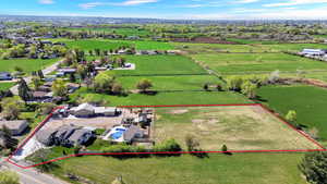 Property parcel outlined