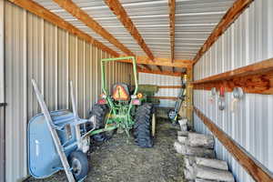 Hay shed