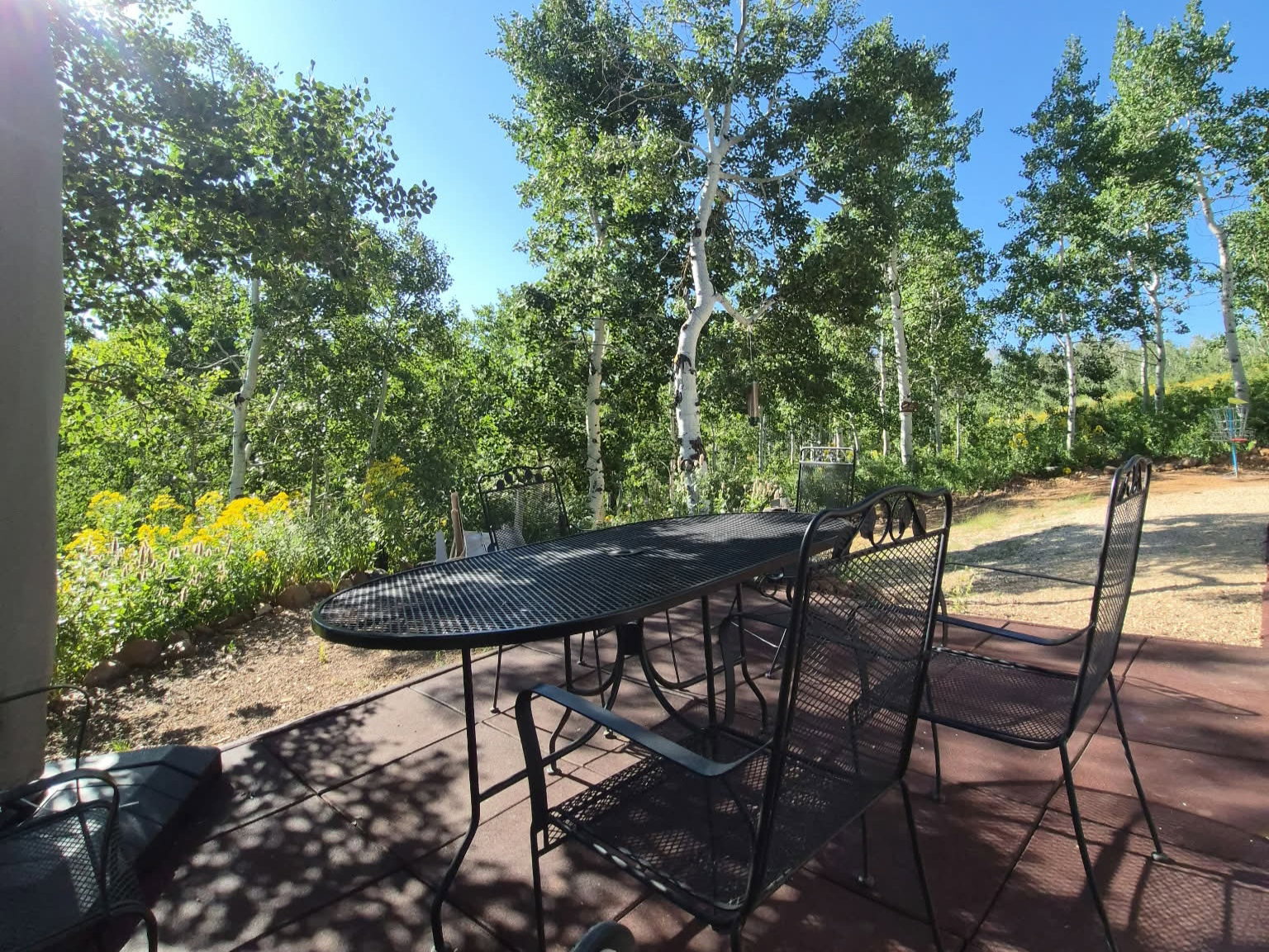View of patio featuring outdoor dining space