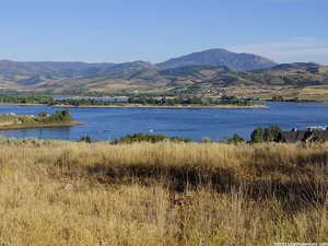 Water view featuring a mountain backdrop