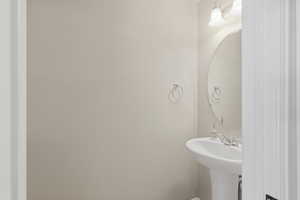 Bathroom featuring a sink