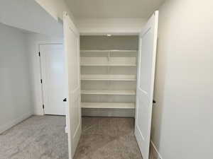 View of closet