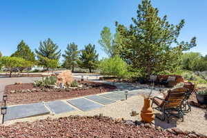 View of yard featuring a patio area